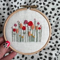 3" Spring Garden Embroidery