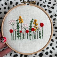 5" Summer Garden Embroidery
